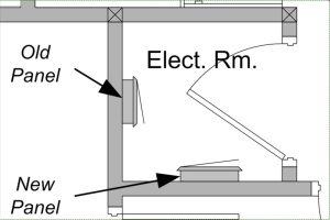 Electrical Room Layout (with full door stipulated by chappy)
